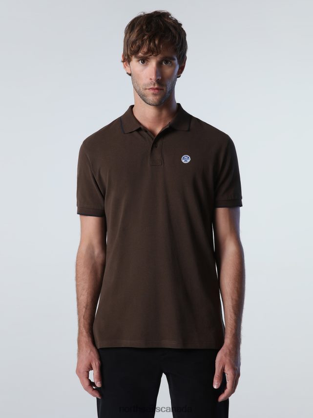 Men North Sails Cocoa PRINTED POLO SHIRT Clothing 0028HP936