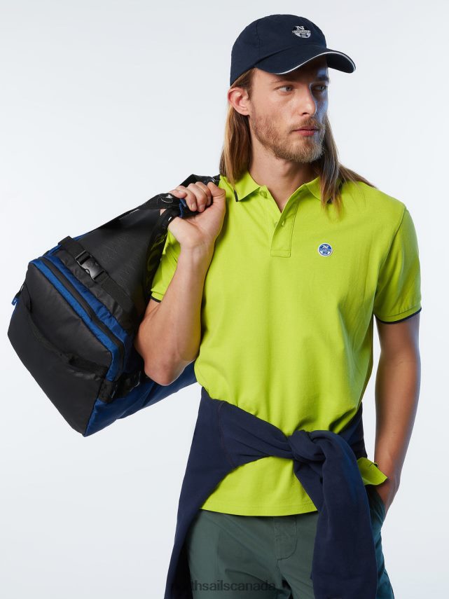 Men North Sails Lime Organic Cotton Polo Shirt SALE Clothing 0028HP70