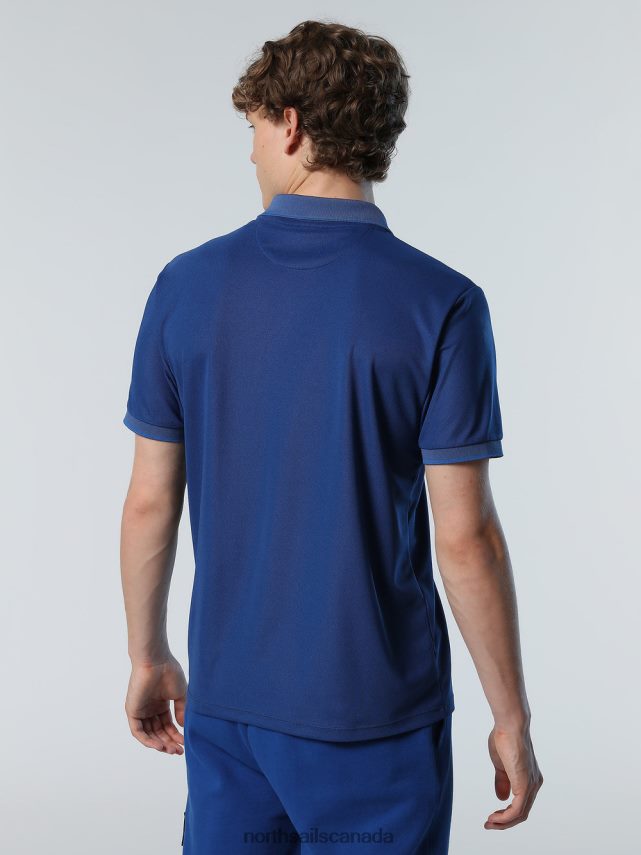 Men North Sails Ocean blue COOLMAX POLO SHIRT Clothing 0028HP108
