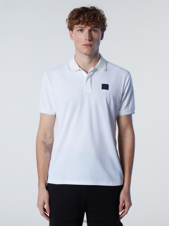 Men North Sails White COOLMAX POLO SHIRT Clothing 0028HP107