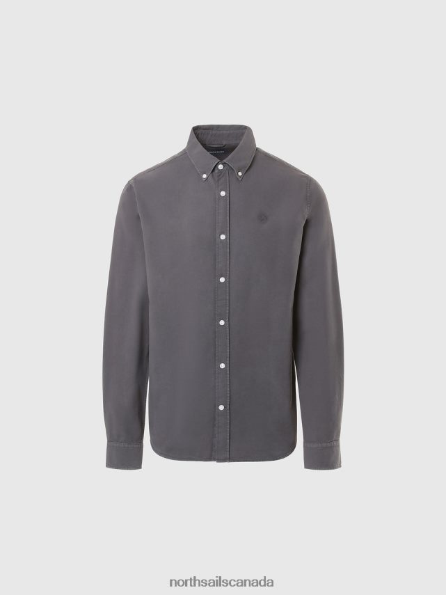 Men North Sails Asphalt GABARDINE SHIRT Clothing 0028HP209