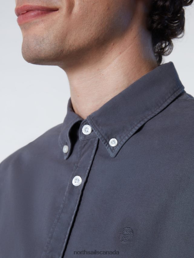 Men North Sails Asphalt GABARDINE SHIRT Clothing 0028HP209