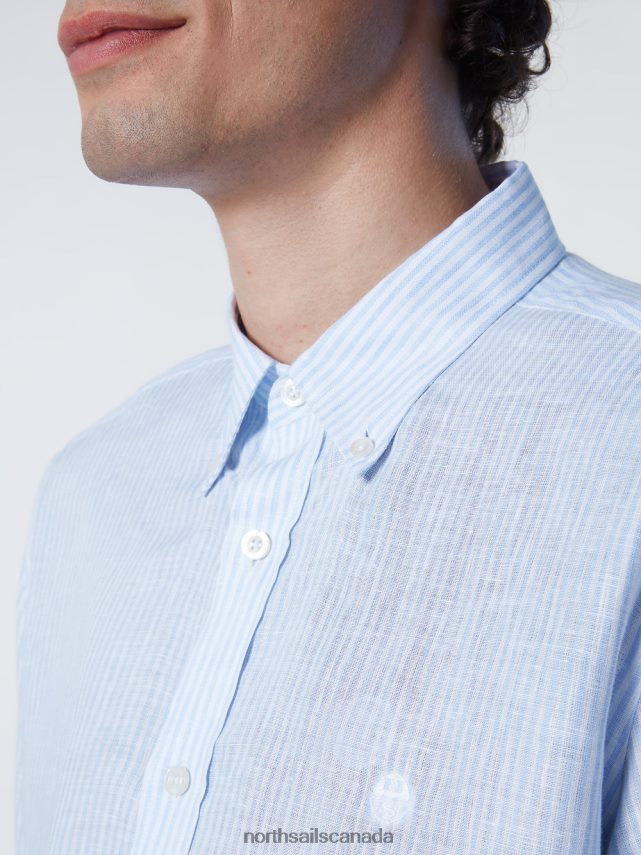 Men North Sails Combo 1 STRIPED LINEN SHIRT Clothing 0028HP229