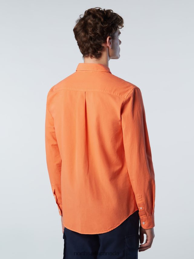 Men North Sails Melon GABARDINE SHIRT Clothing 0028HP205