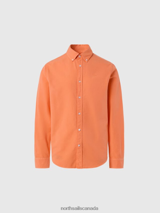Men North Sails Melon GABARDINE SHIRT Clothing 0028HP205