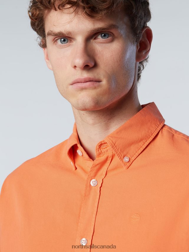 Men North Sails Melon GABARDINE SHIRT Clothing 0028HP205