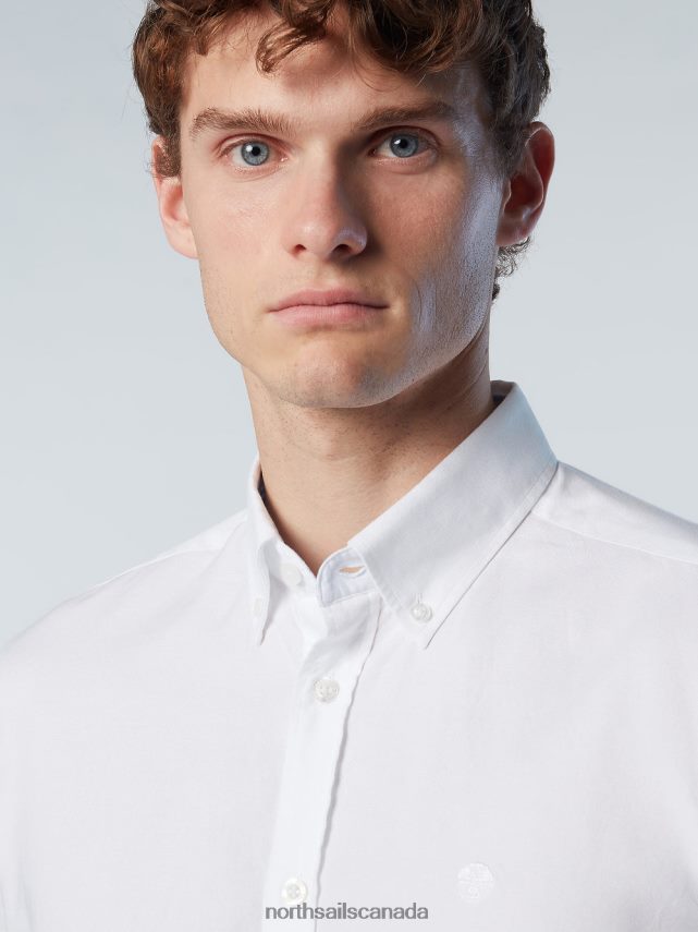 Men North Sails White COTTON SHIRT Clothing 0028HP233