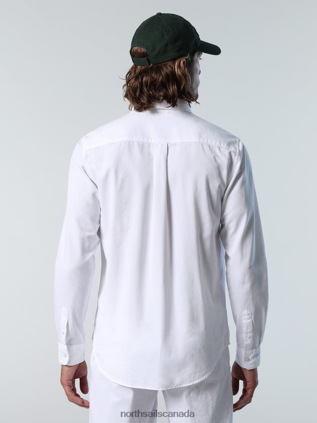 Men North Sails White GABARDINE SHIRT Clothing 0028HP206