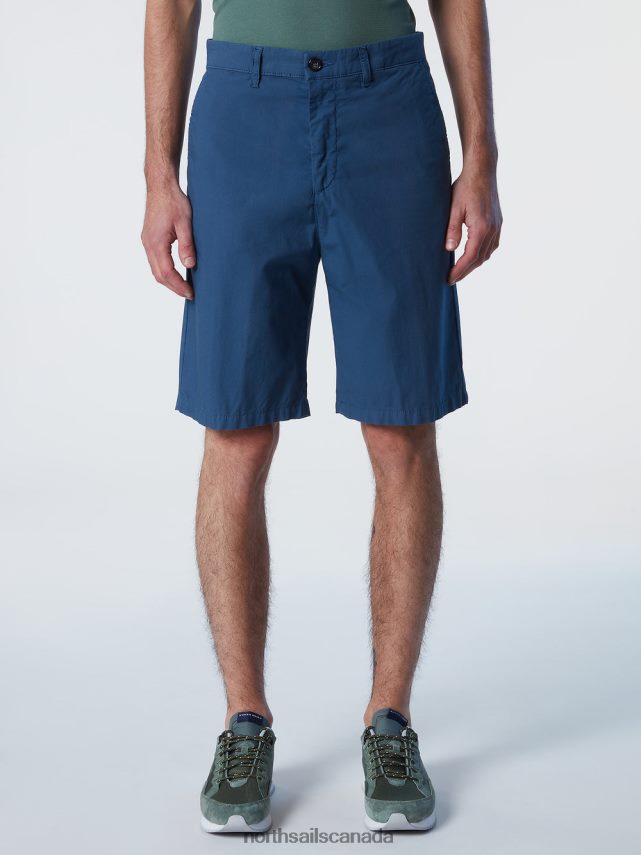 Men North Sails Dark denim ORGANIC COTTON CHINO SHORTS Clothing 0028HP342