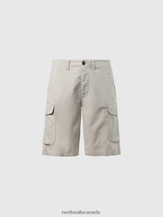 Men North Sails Dove ECO-POPLIN CARGO SHORTS Clothing 0028HP336