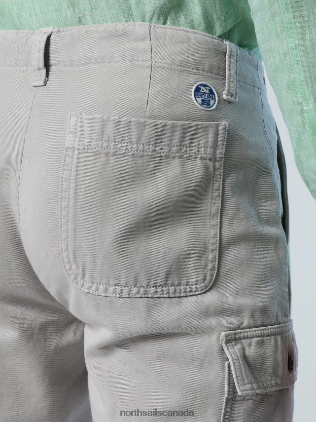 Men North Sails Dove ORGANIC COTTON CARGO SHORTS Clothing 0028HP363
