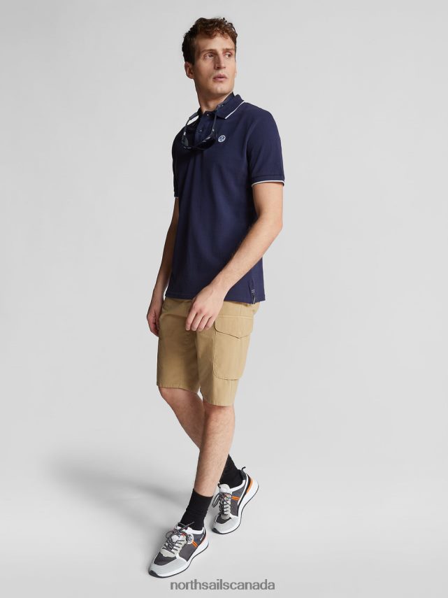 Men North Sails Honey POPLIN CARGO SHORTS RANGER 1937 Clothing 0028HP1166