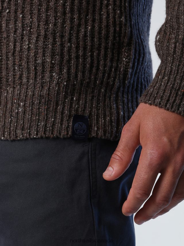 Men North Sails Cocoa RIBBED JUMPER Clothing 0028HP984