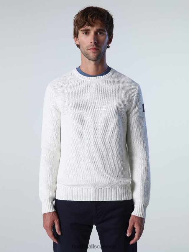 Men North Sails Marshmallow HONEYCOMB STITCH JUMPER Clothing 0028HP895