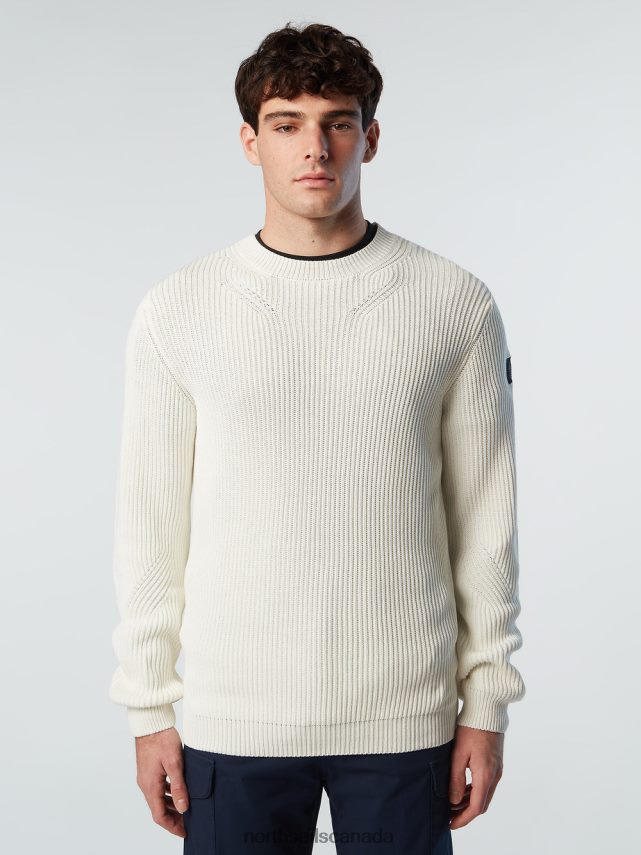 Men North Sails Marshmallow RIBBED CREW-NECK Clothing 0028HP247