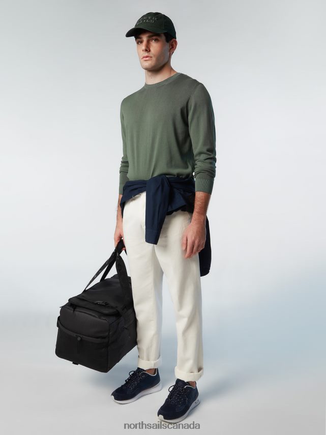 Men North Sails Military green CREW-NECK JUMPER NEW Clothing 0028HP255