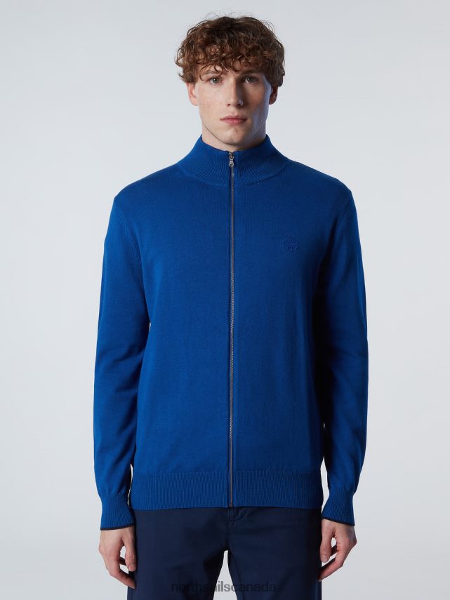 Men North Sails Ocean blue FULL-ZIP CARDIGAN Clothing 0028HP249