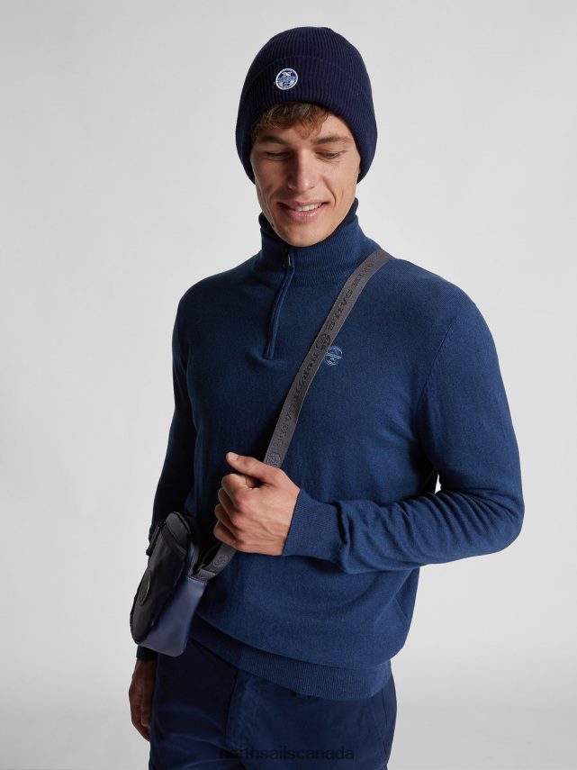 Men North Sails Poseidon melange HALF-ZIP JUMPER Clothing 0028HP1319