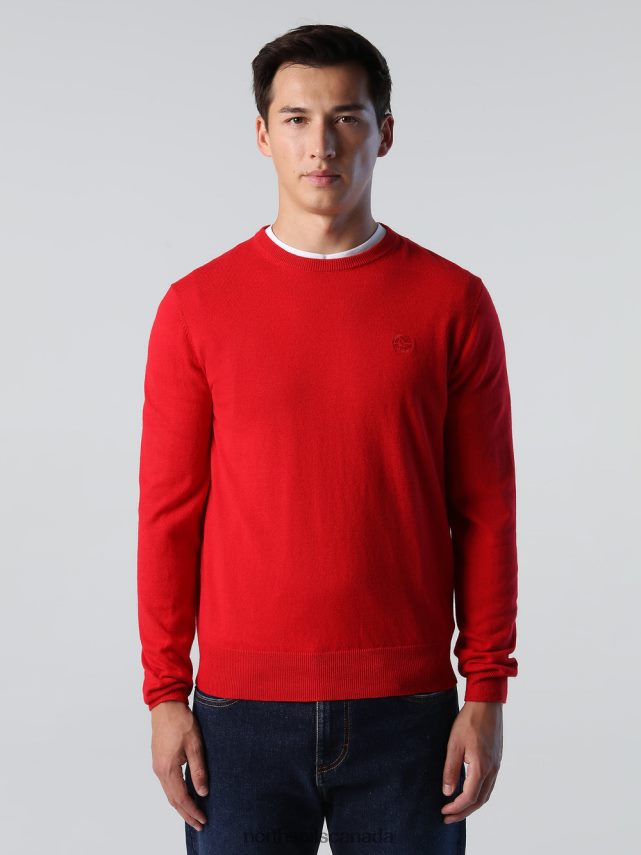Men North Sails Red CREW-NECK JUMPER NEW Clothing 0028HP903