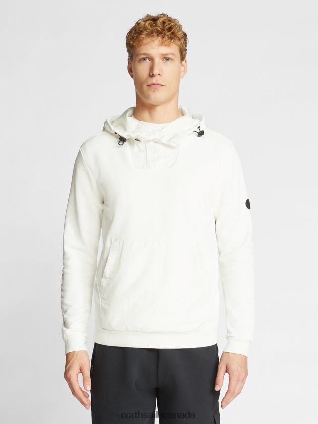 Men North Sails Blanc HOODED SWEATSHIRT Clothing 0028HP1243