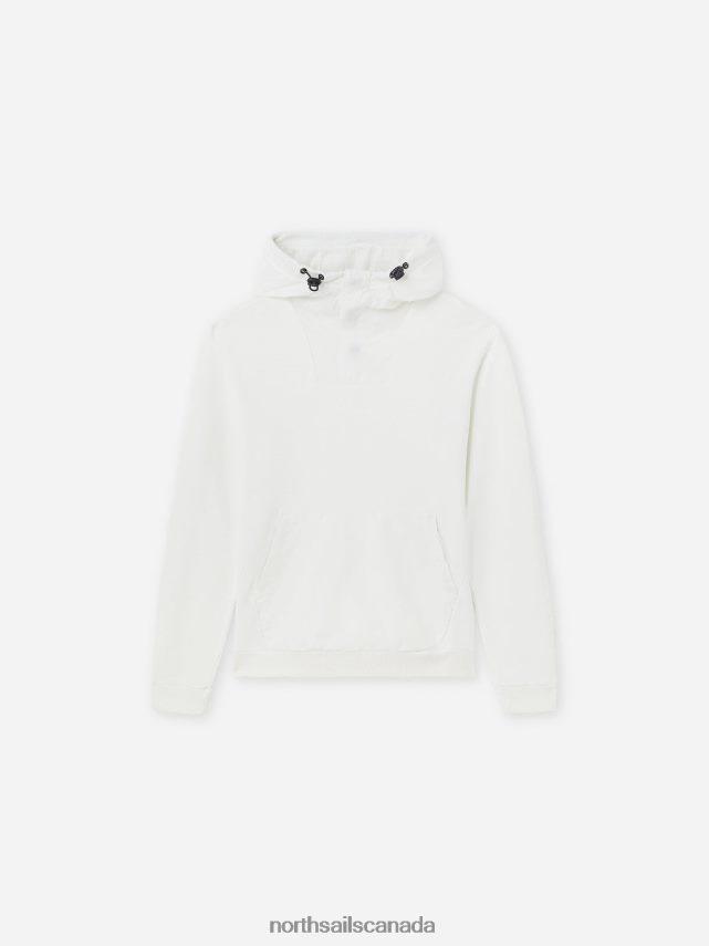 Men North Sails Blanc HOODED SWEATSHIRT Clothing 0028HP1243
