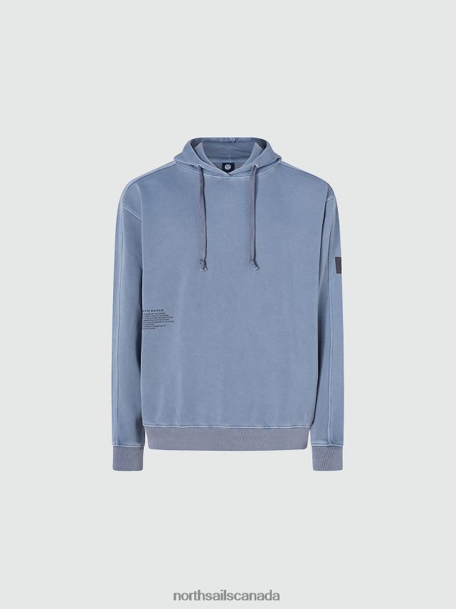 Men North Sails China blue HOODED SWEATSHIRT Clothing 0028HP740