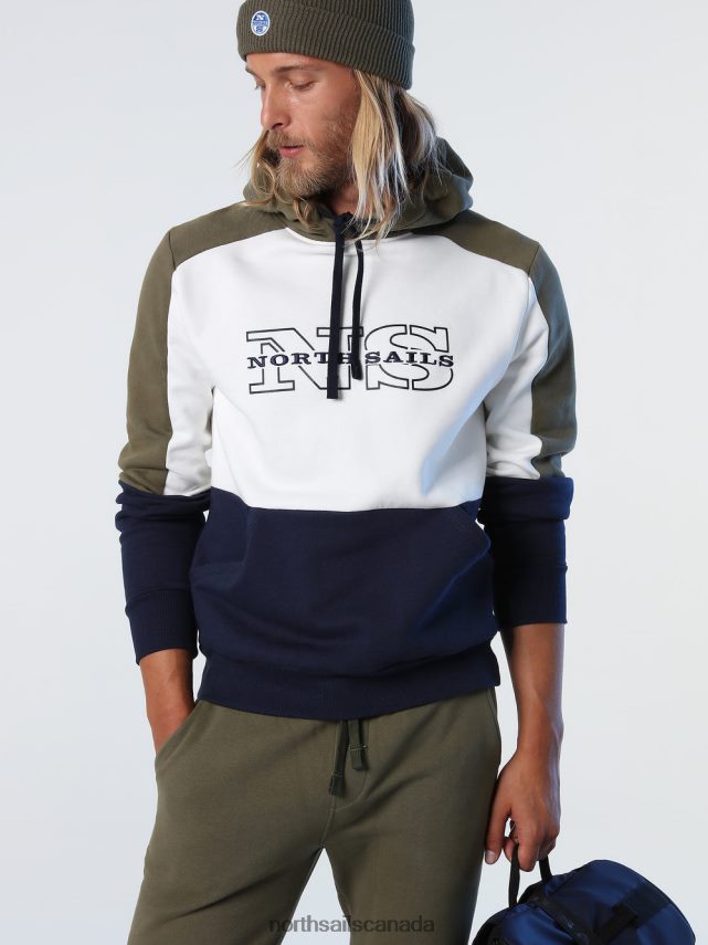 Men North Sails Combo 1 COLOUR-BLOCK SWEATSHIRT Clothing 0028HP945