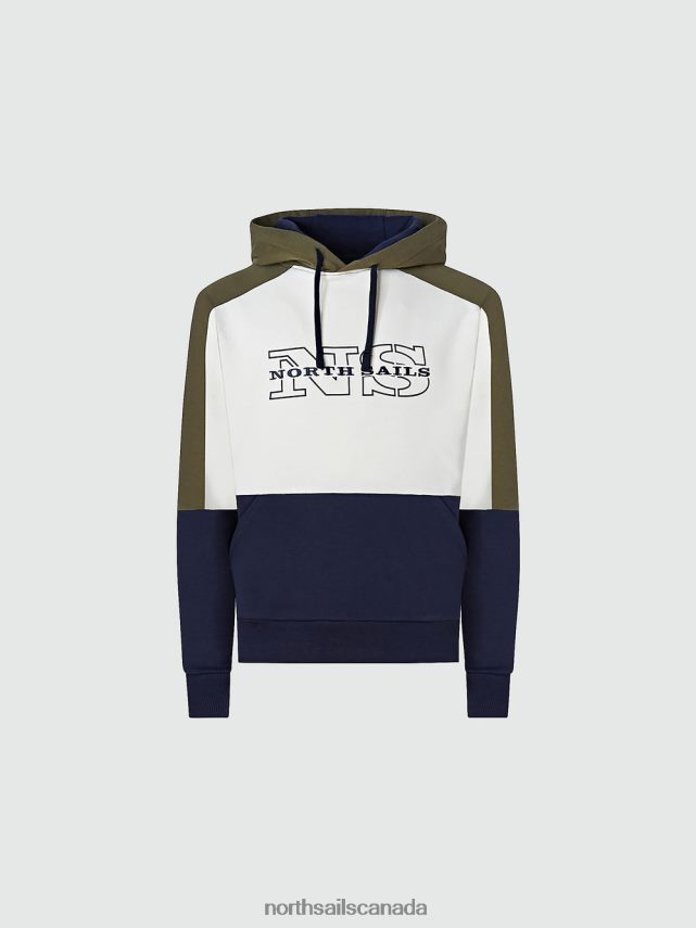 Men North Sails Combo 1 COLOUR-BLOCK SWEATSHIRT Clothing 0028HP945