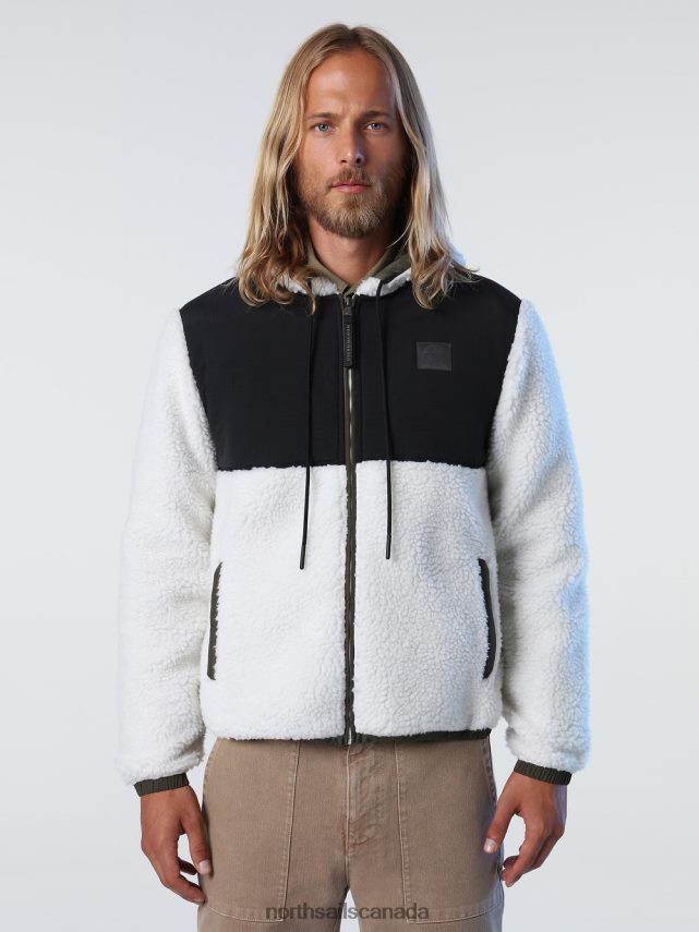 Men North Sails Marshmallow RECYCLED FLEECE SWEATSHIRT Clothing 0028HP1017