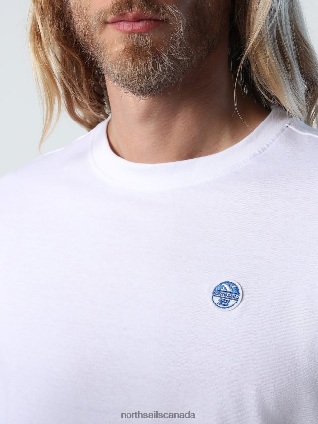 Men North Sails White LONG-SLEEVED TOP WITH LOGO Clothing 0028HP303