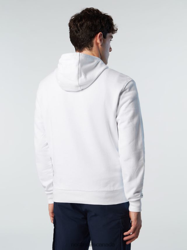 Men North Sails White MAXI LOGO HOODIE Clothing 0028HP297
