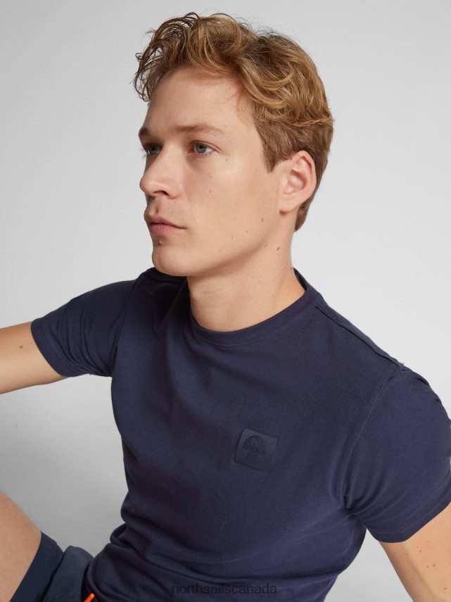 Men North Sails Navy blue LONG-SLEEVED T-SHIRT Clothing 0028HP1268