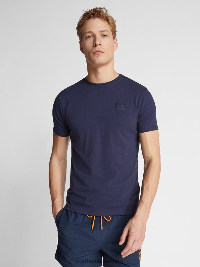 Men North Sails Navy blue LONG-SLEEVED T-SHIRT Clothing 0028HP1268