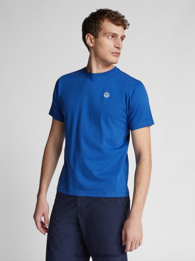 Men North Sails Ocean blue SHORT-SLEEVED T-SHIRT Clothing 0028HP1275