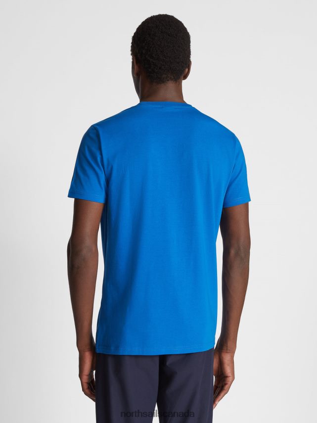 Men North Sails Snorkel blue LONG-SLEEVED T-SHIRT Clothing 0028HP1267