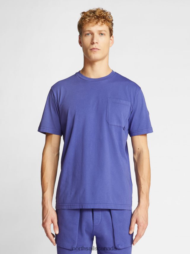 Men North Sails Wave blue SHORT-SLEEVED T-SHIRT Clothing 0028HP1101