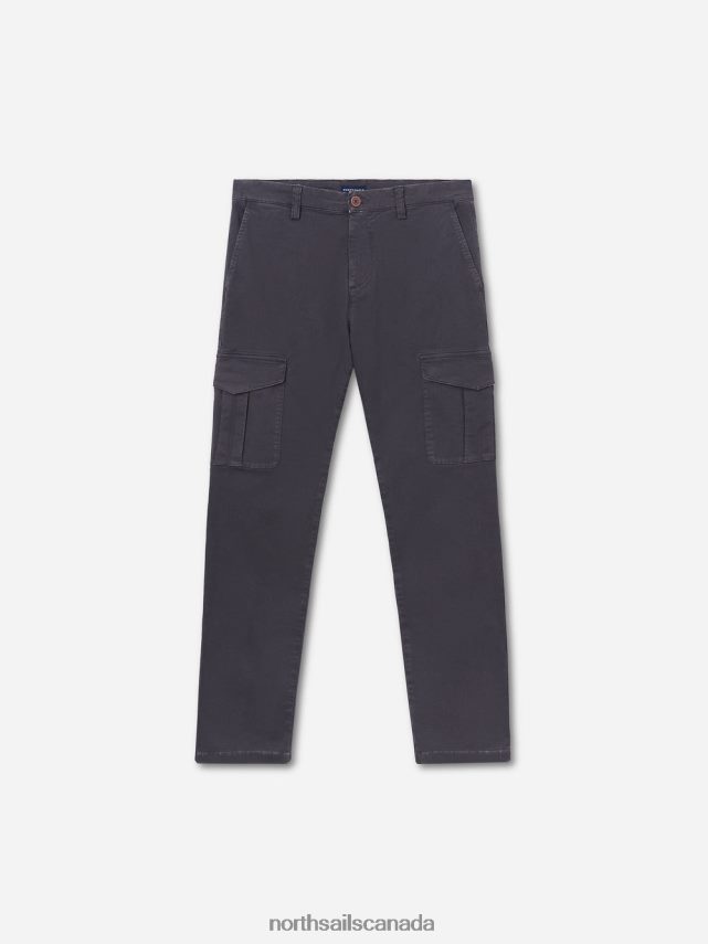 Men North Sails Asphalt STRETCH GABARDINE TROUSERS Clothing 0028HP1345