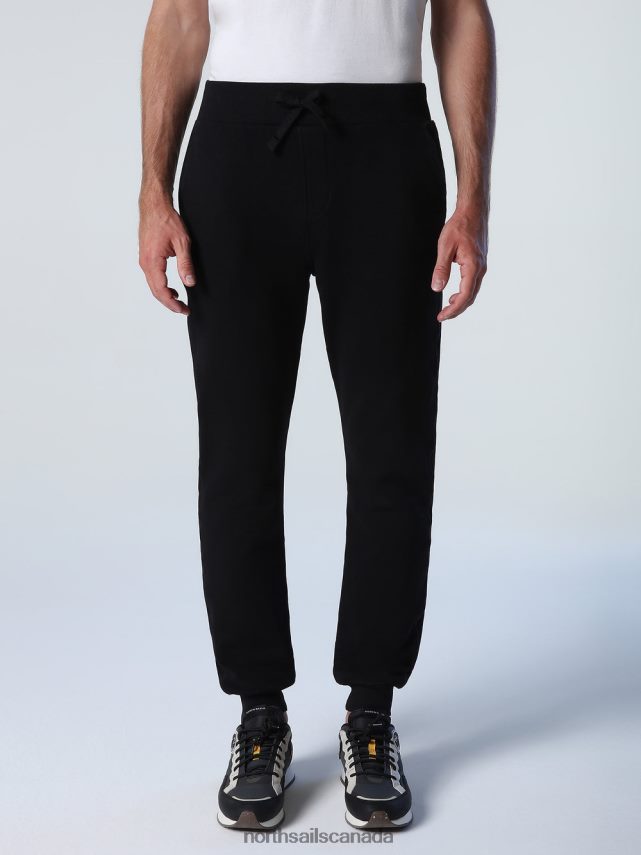 Men North Sails Black DRAWSTRING TROUSERS Clothing 0028HP944