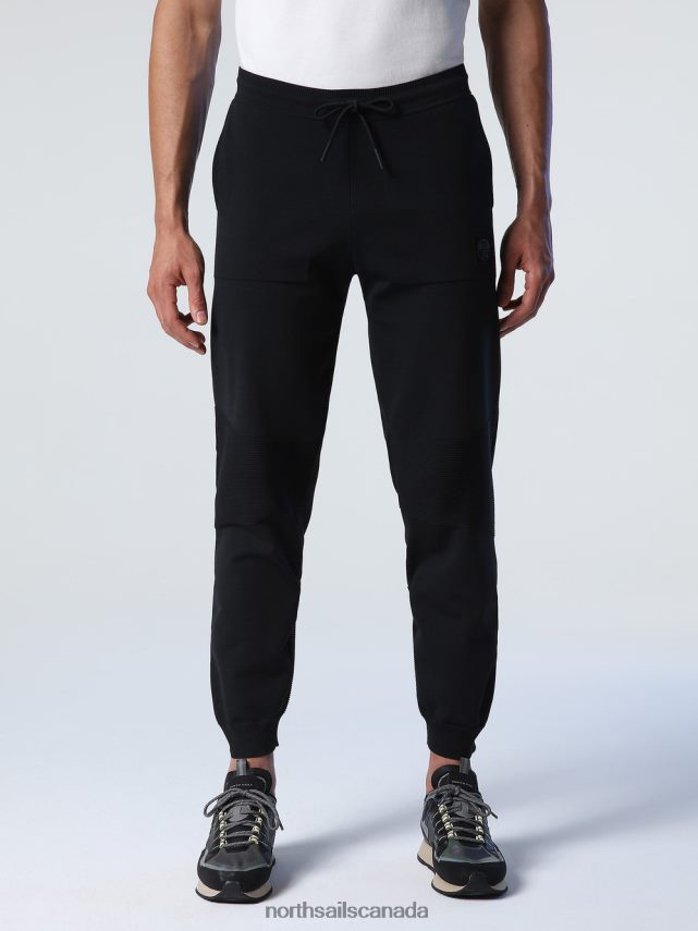 Men North Sails Black RECYCLED FABRIC TROUSERS Clothing 0028HP831