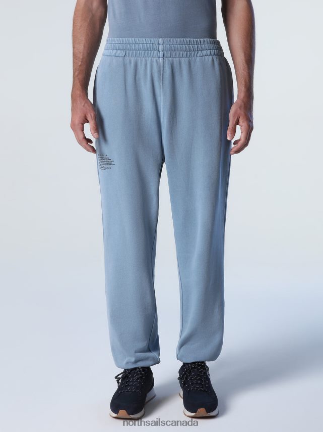 Men North Sails China blue TROUSERS WITH MINERAL DYE Clothing 0028HP1022