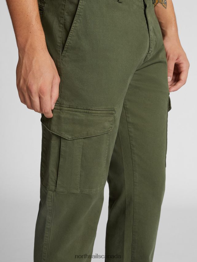 Men North Sails Forest night STRETCH GABARDINE TROUSERS Clothing 0028HP1343