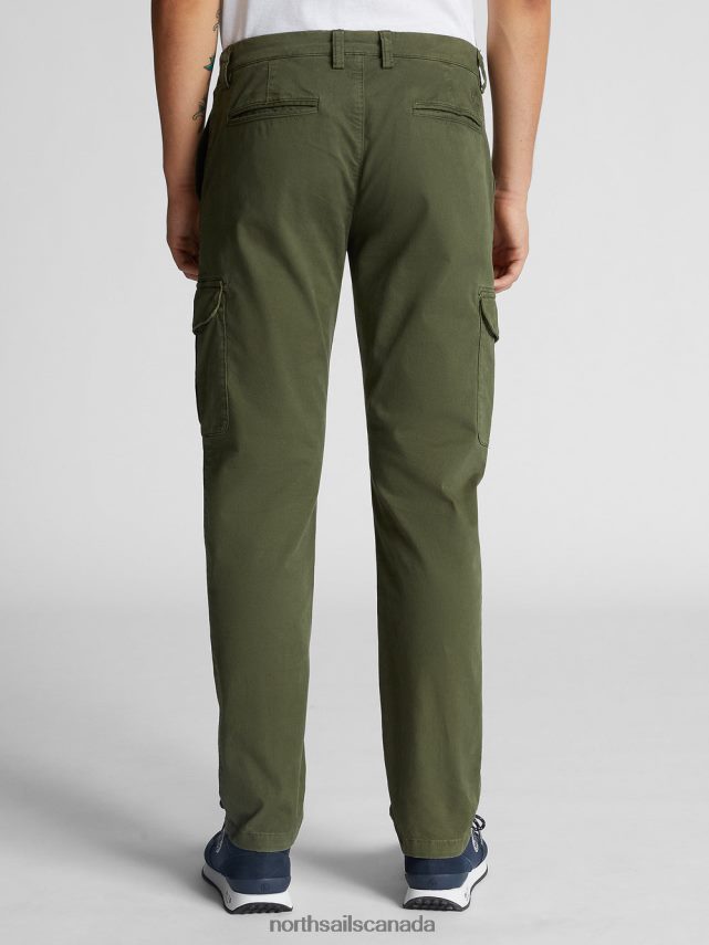 Men North Sails Forest night STRETCH GABARDINE TROUSERS Clothing 0028HP1343