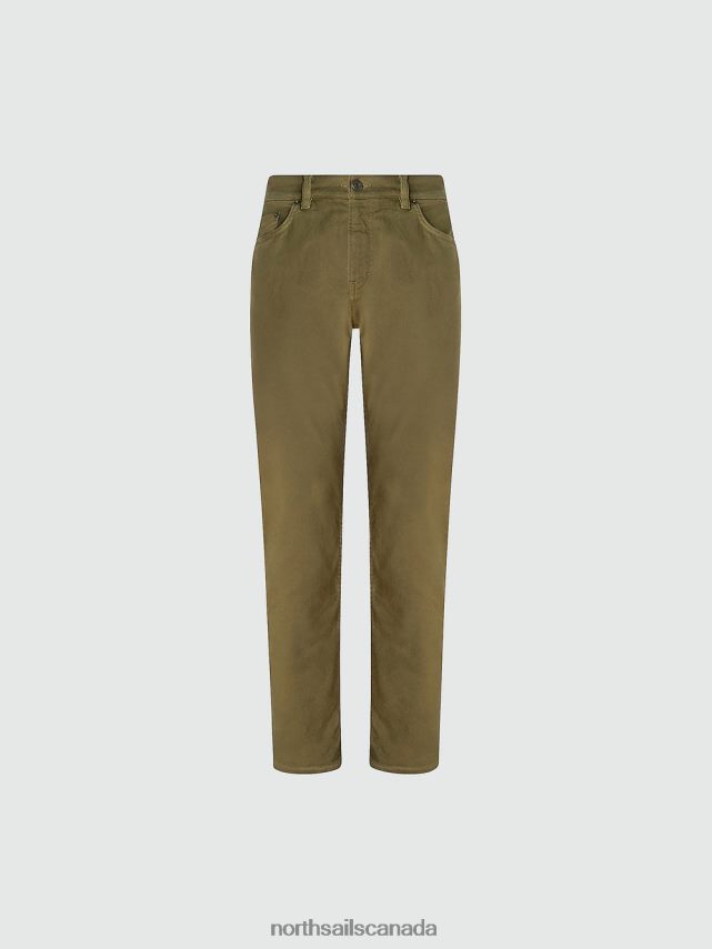 Men North Sails Ivy green ORGANIC DENIM JEANS Clothing 0028HP1061