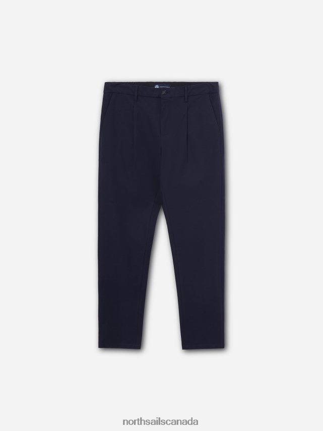 Men North Sails Navy blue ORGANIC COTTON TROUSERS Clothing 0028HP1040