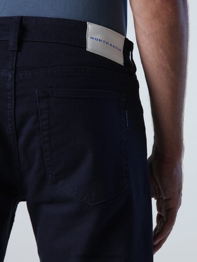 Men North Sails Navy blue ORGANIC DENIM JEANS Clothing 0028HP1062