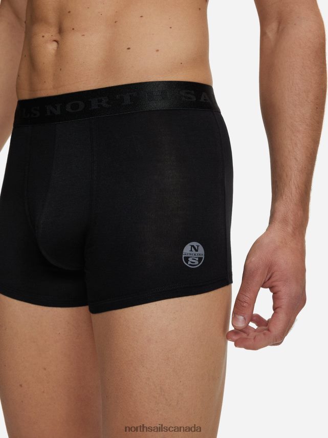 Men North Sails Black BAMBOO BOXERS Clothing 0028HP500