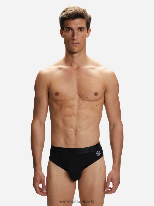Men North Sails Black BAMBOO BRIEFS Clothing 0028HP507