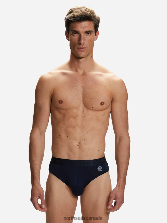Men North Sails Navy blue BAMBOO BRIEFS Clothing 0028HP506