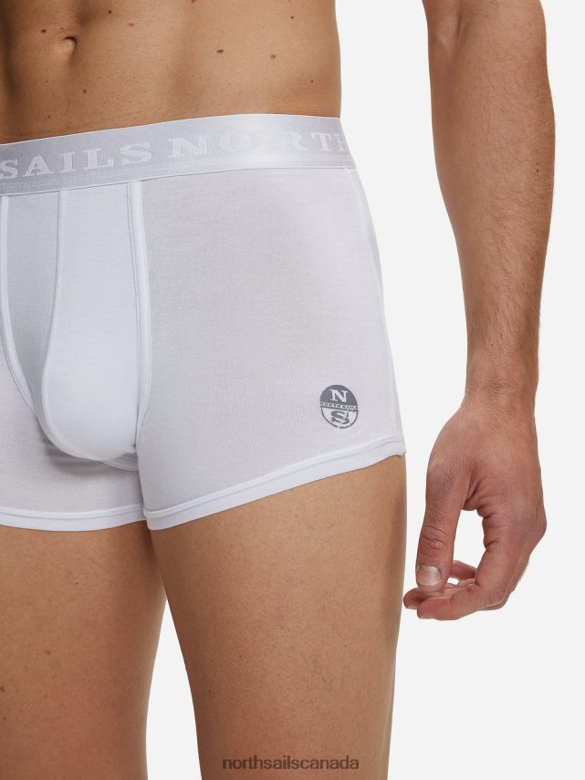 Men North Sails White BAMBOO BOXERS Clothing 0028HP498