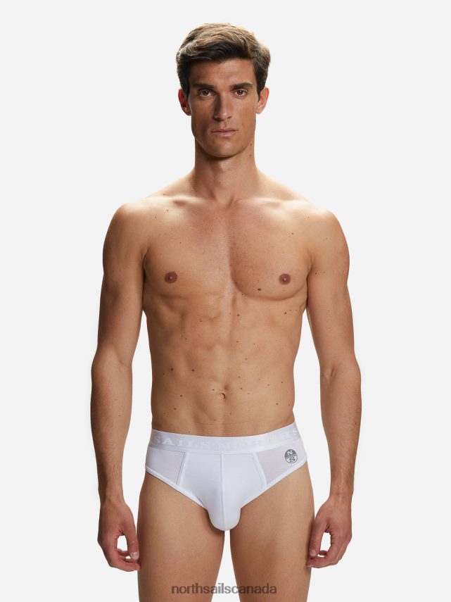 Men North Sails White BAMBOO BRIEFS Clothing 0028HP505